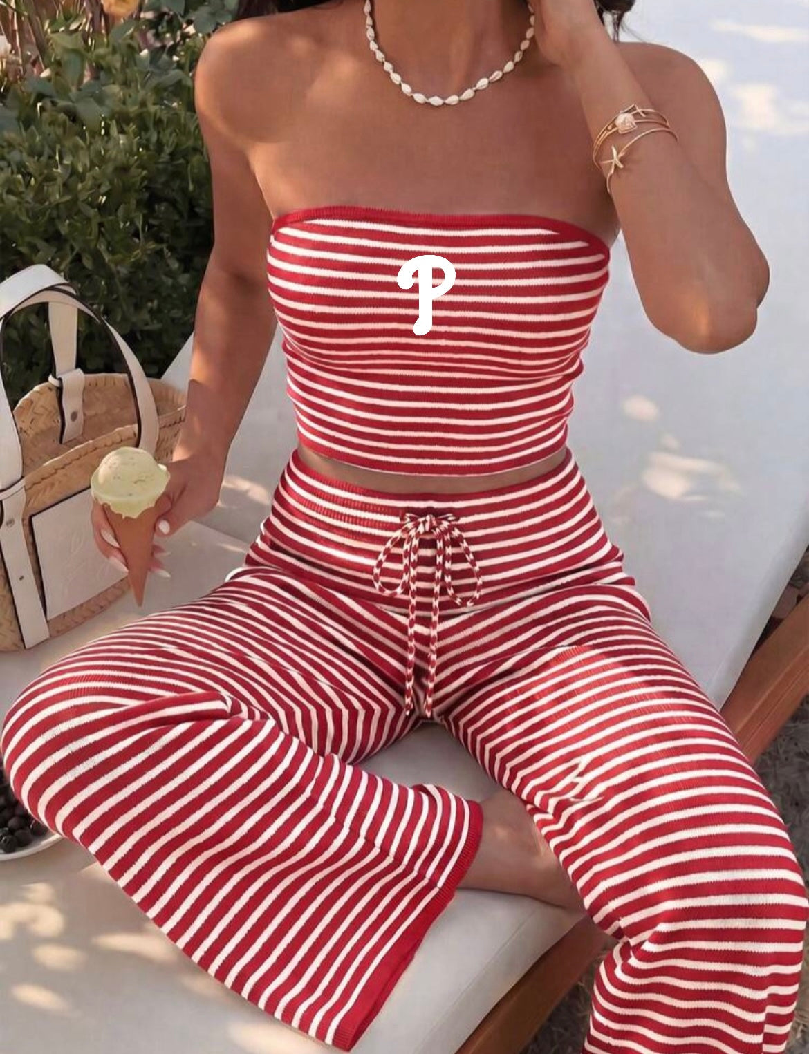 Phillies stripe pant set