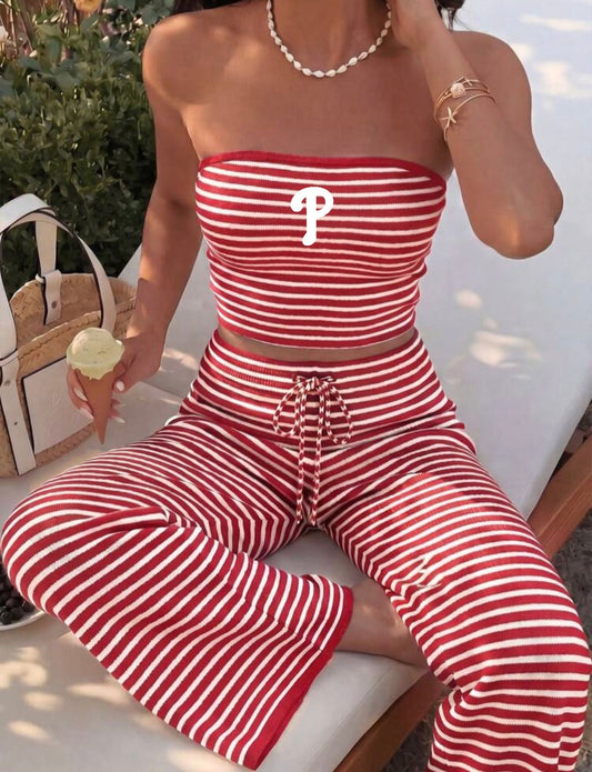 Phillies stripe pant set